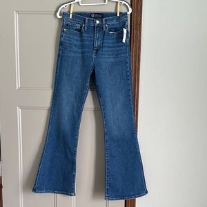 NWT Gap Factory High Rise Soft Vintage Flare Women Jeans size 6/28 Medium Wash
